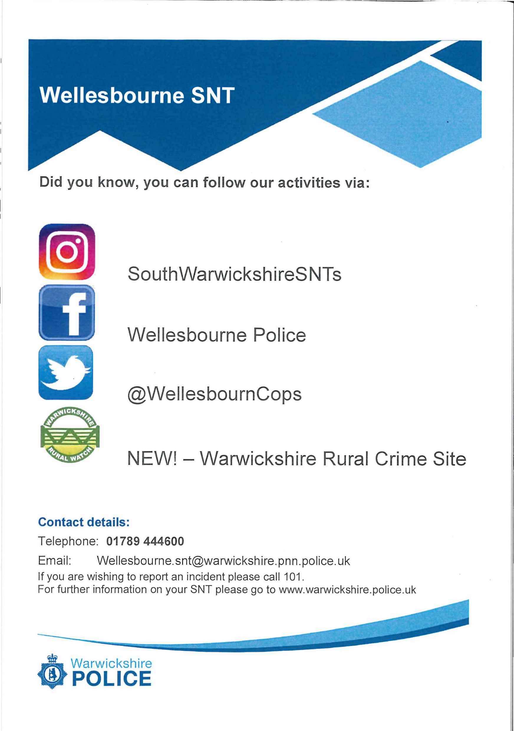 Wellesbourne SNT Flyer 002